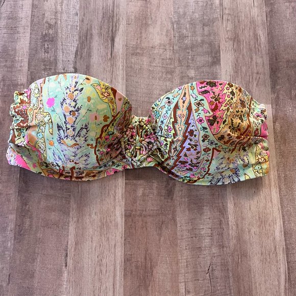 NWT Victoria's Secret 34C Bandeau Bikini Top - Picture 1 of 5